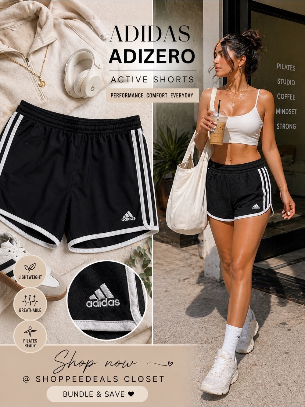 Adidas Adizero Black Running Athletic Shorts Men’s Size Small